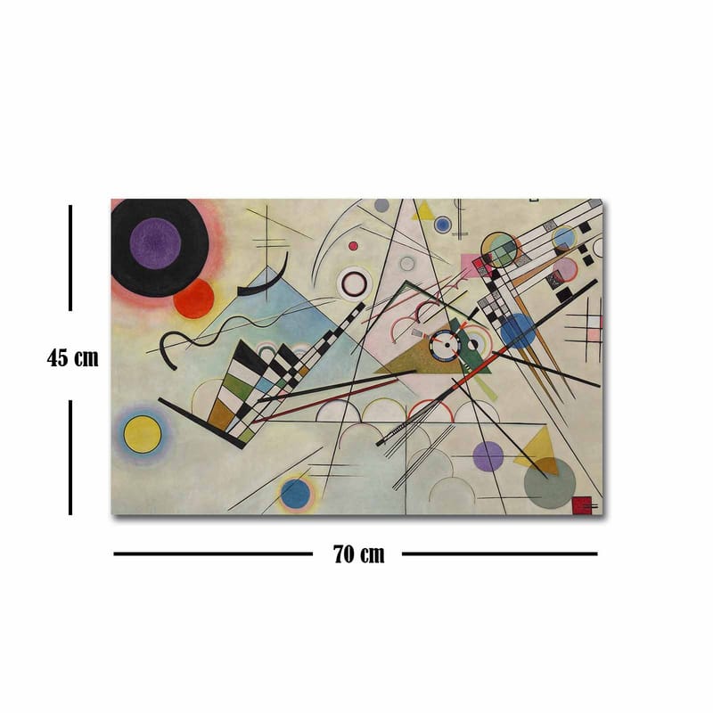 DEKORATIV CANVASTAVLA 45x70 cm Flerfärgad - Inredning & dekor - Tavlor & konst - Canvastavla