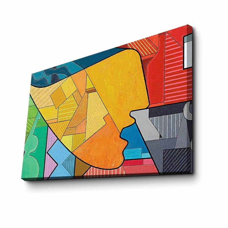 DEKORATIV CANVASTAVLA 45x70 cm Flerfärgad - Inredning & dekor - Tavlor & konst - Canvastavla