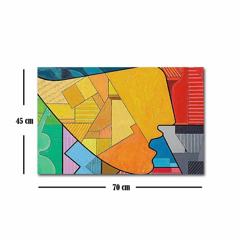 DEKORATIV CANVASTAVLA 45x70 cm Flerfärgad - Inredning & dekor - Tavlor & konst - Canvastavla