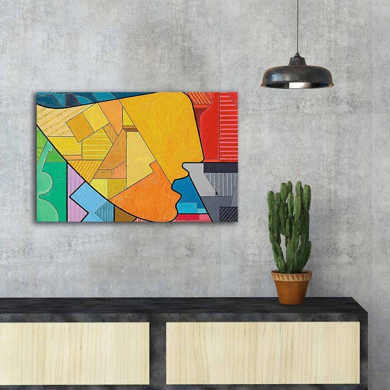 DEKORATIV CANVASTAVLA 45x70 cm Flerfärgad - Inredning & dekor - Tavlor & konst - Canvastavla
