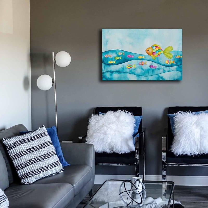 Dekorativ Canvastavla 45x70 cm - Flerfärgad - Inredning & dekor - Tavlor & konst - Canvastavla