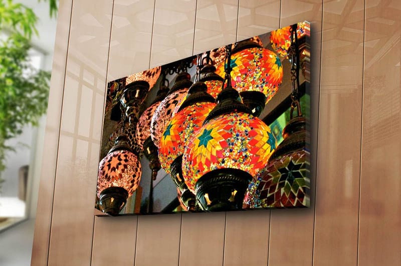 Dekorativ Canvastavla 45x70 cm - Flerfärgad - Inredning & dekor - Tavlor & konst - Canvastavla