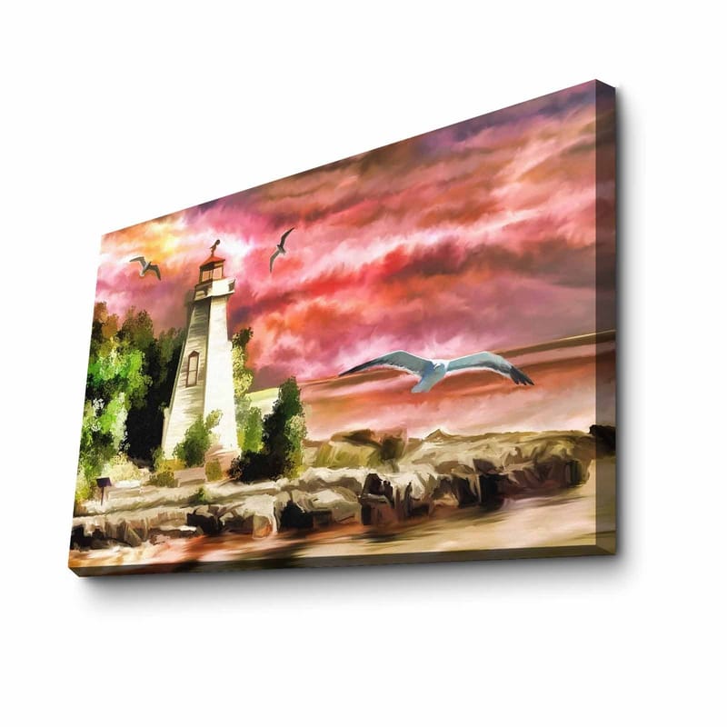 Dekorativ Canvastavla 45x70 cm - Flerfärgad - Inredning & dekor - Tavlor & konst - Canvastavla