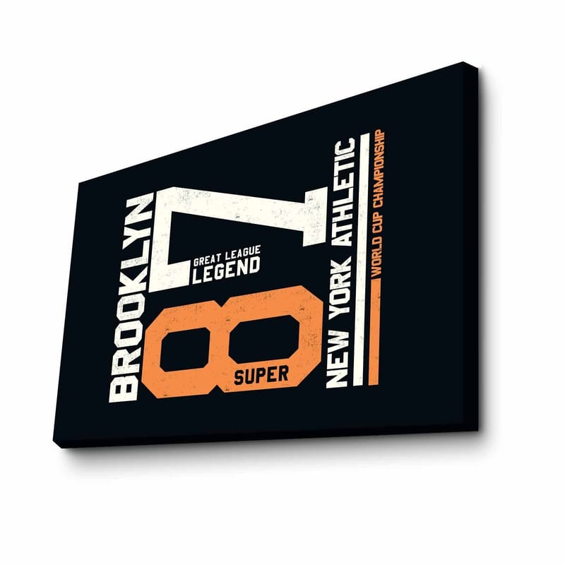 Dekorativ Canvastavla 45x70 cm, Flerfärgad