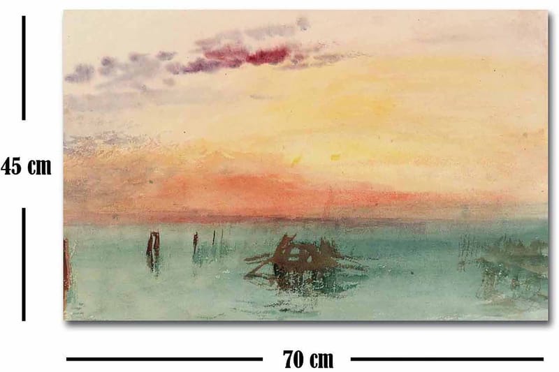 Dekorativ Canvastavla 45x70 cm - Flerfärgad - Inredning & dekor - Tavlor & konst - Canvastavla