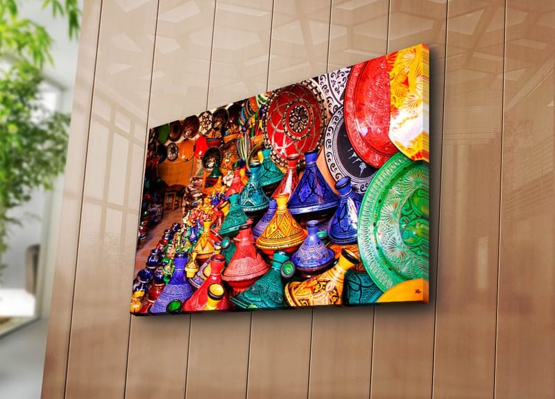 Dekorativ Canvastavla 45x70 cm - Flerfärgad - Inredning & dekor - Tavlor & konst - Canvastavla