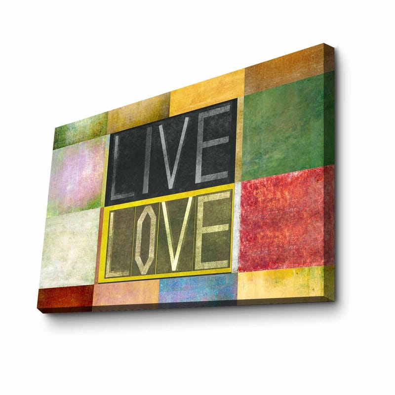 Dekorativ Canvastavla 45x70 cm, Flerfärgad