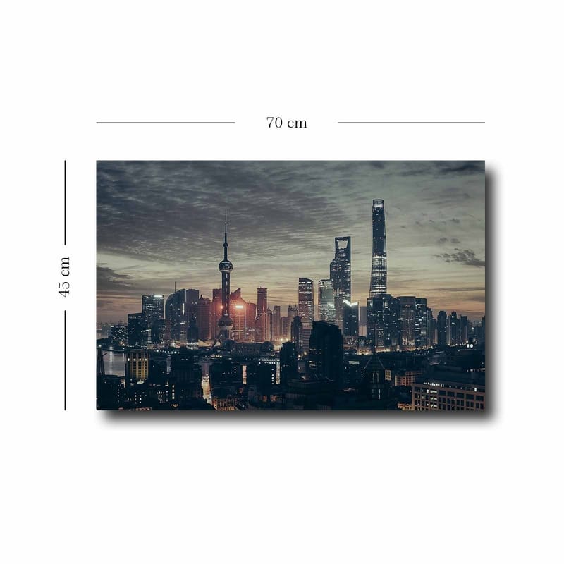 Dekorativ Canvastavla 45x70 cm - Flerfärgad - Inredning & dekor - Tavlor & konst - Canvastavla