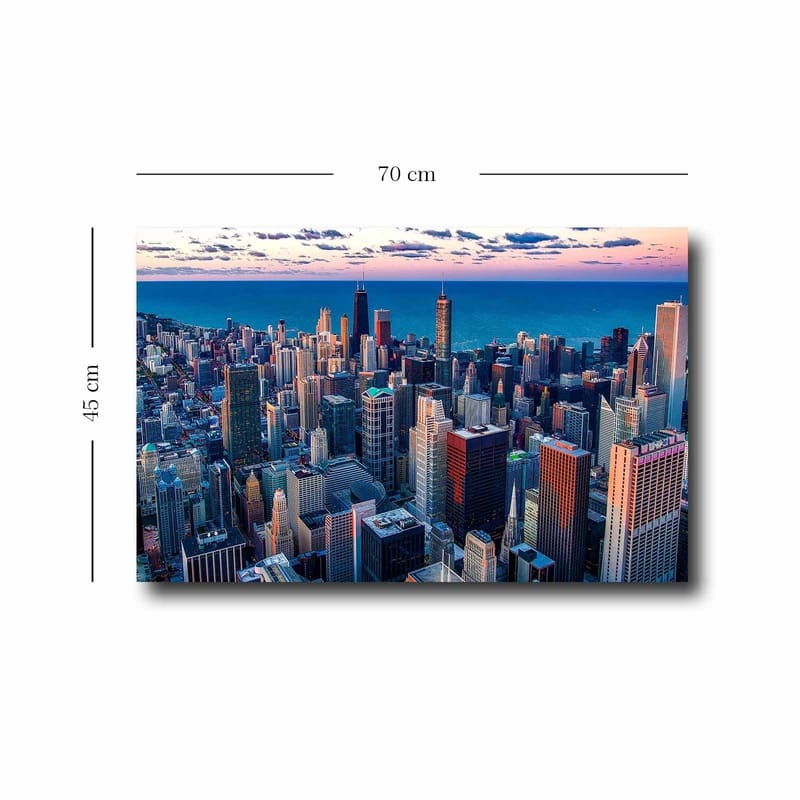 Dekorativ Canvastavla 45x70 cm - Flerfärgad - Inredning & dekor - Tavlor & konst - Canvastavla