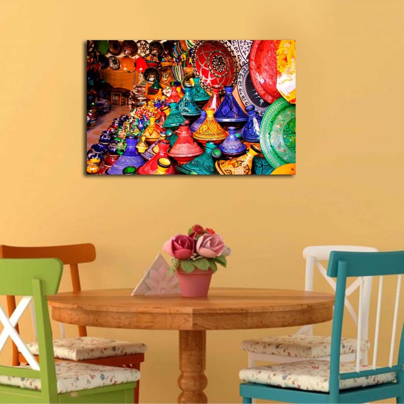 Dekorativ Canvastavla 45x70 cm - Flerfärgad - Inredning & dekor - Tavlor & konst - Canvastavla