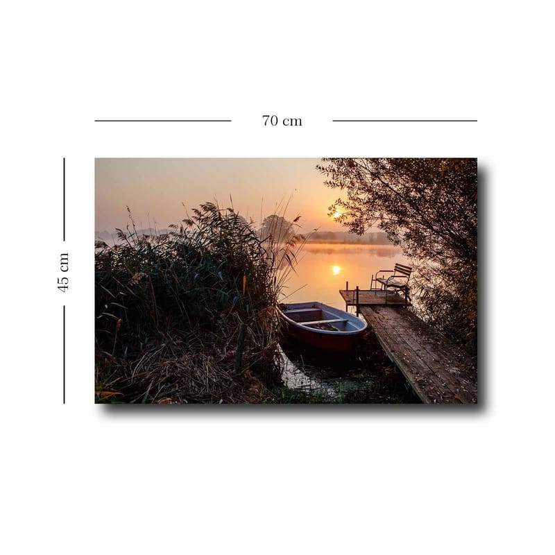 Dekorativ Canvastavla 45x70 cm - Flerfärgad - Inredning & dekor - Tavlor & konst - Canvastavla