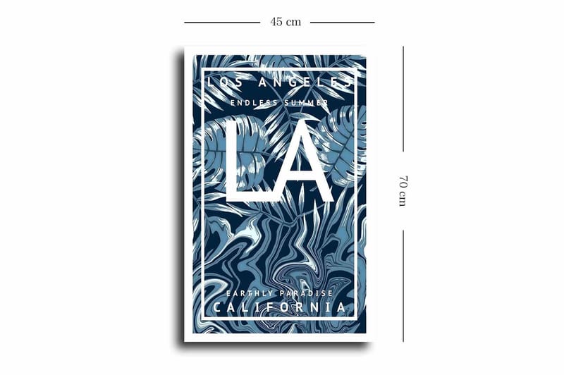 Dekorativ Canvastavla 45x70 cm - Flerfärgad - Inredning & dekor - Tavlor & konst - Canvastavla