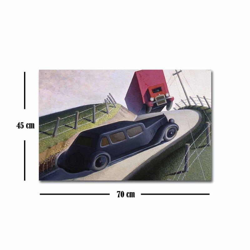 Dekorativ Canvastavla 45x70 cm - Flerfärgad - Inredning & dekor - Tavlor & konst - Canvastavla