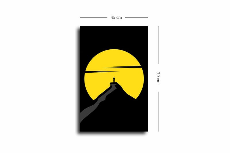 Dekorativ Canvastavla 45x70 cm - Flerfärgad - Inredning & dekor - Tavlor & konst - Canvastavla