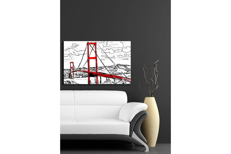 Dekorativ Canvastavla 45x70 cm - Flerfärgad - Inredning & dekor - Tavlor & konst - Canvastavla