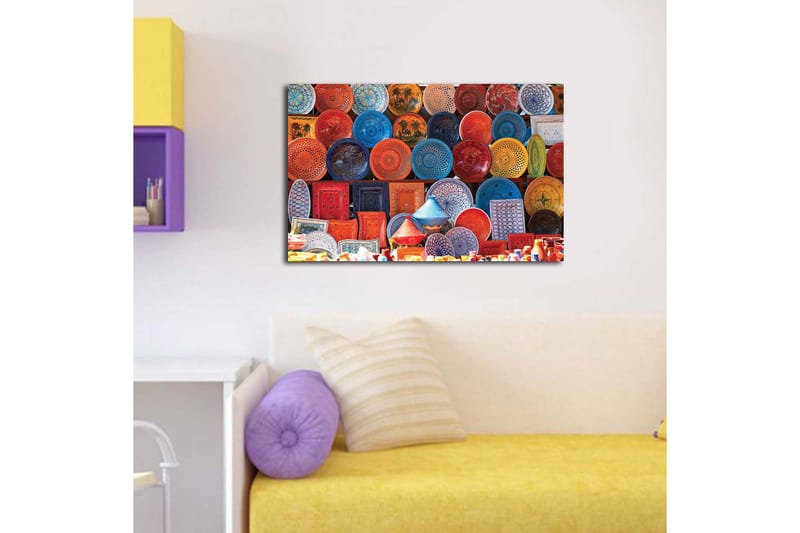 Dekorativ Canvastavla 45x70 cm - Flerfärgad - Inredning & dekor - Tavlor & konst - Canvastavla
