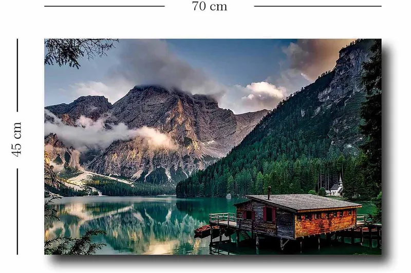 Dekorativ Canvastavla 45x70 cm - Flerfärgad - Inredning & dekor - Tavlor & konst - Canvastavla