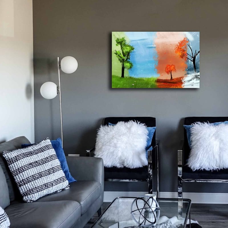 Dekorativ Canvastavla 45x70 cm - Flerfärgad - Inredning & dekor - Tavlor & konst - Canvastavla