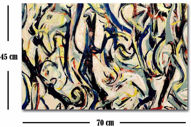 Dekorativ Canvastavla 45x70 cm - Flerfärgad - Inredning & dekor - Tavlor & konst - Canvastavla