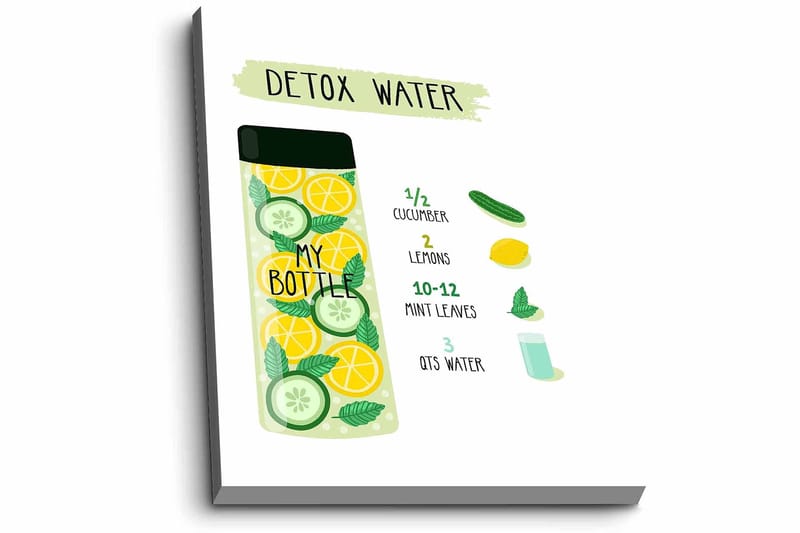 Dekorativ Canvastavla 45x70 cm - Flerfärgad - Inredning & dekor - Tavlor & konst - Canvastavla