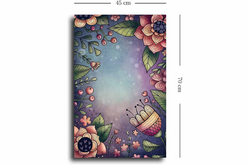 Dekorativ Canvastavla 45x70 cm - Flerfärgad - Inredning & dekor - Tavlor & konst - Canvastavla