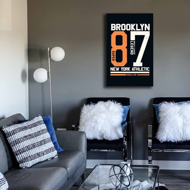 Dekorativ Canvastavla 45x70 cm - Flerfärgad - Inredning & dekor - Tavlor & konst - Canvastavla