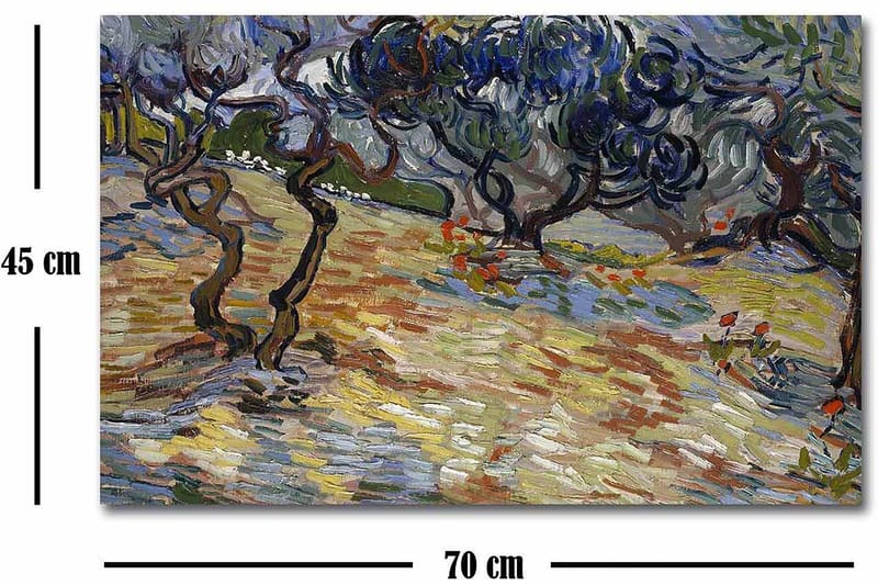 Dekorativ Canvastavla 45x70 cm - Flerfärgad - Inredning & dekor - Tavlor & konst - Canvastavla