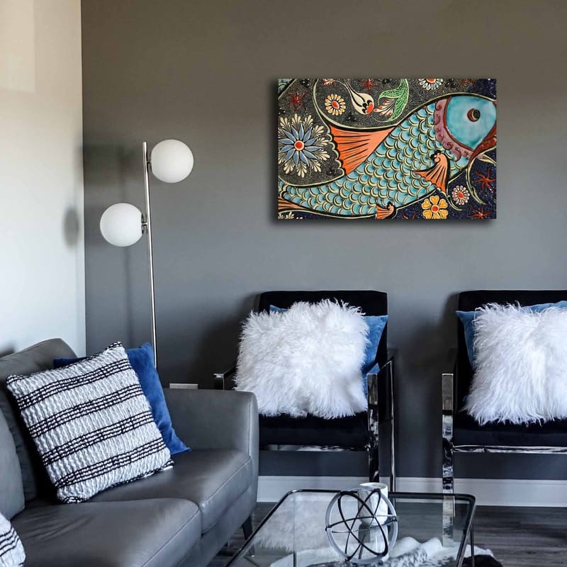 Dekorativ Canvastavla 45x70 cm - Flerfärgad - Inredning & dekor - Tavlor & konst - Canvastavla