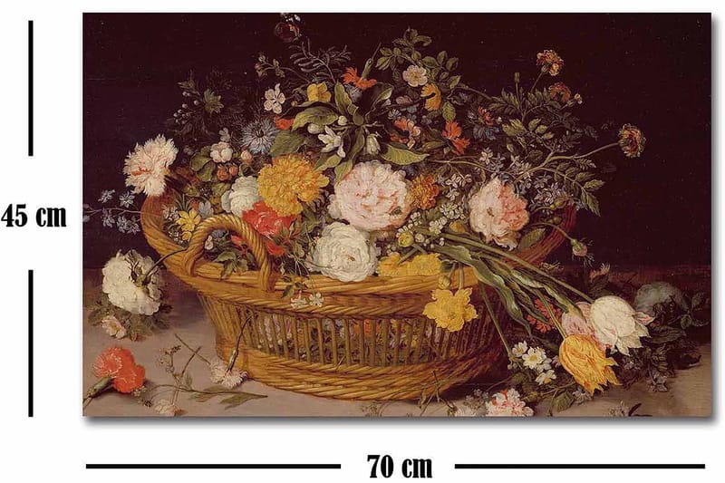 Dekorativ Canvastavla 45x70 cm - Flerfärgad - Inredning & dekor - Tavlor & konst - Canvastavla