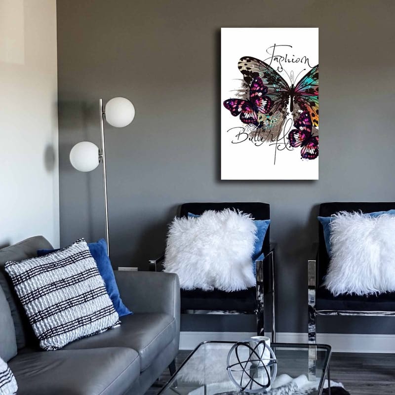 Dekorativ Canvastavla 45x70 cm - Flerfärgad - Inredning & dekor - Tavlor & konst - Canvastavla