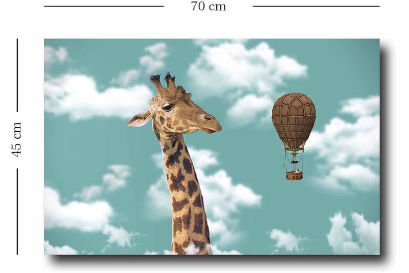 Dekorativ Canvastavla 45x70 cm - Flerfärgad - Inredning & dekor - Tavlor & konst - Canvastavla