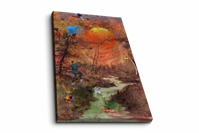 Dekorativ Canvastavla 45x70 cm - Flerfärgad - Inredning & dekor - Tavlor & konst - Canvastavla