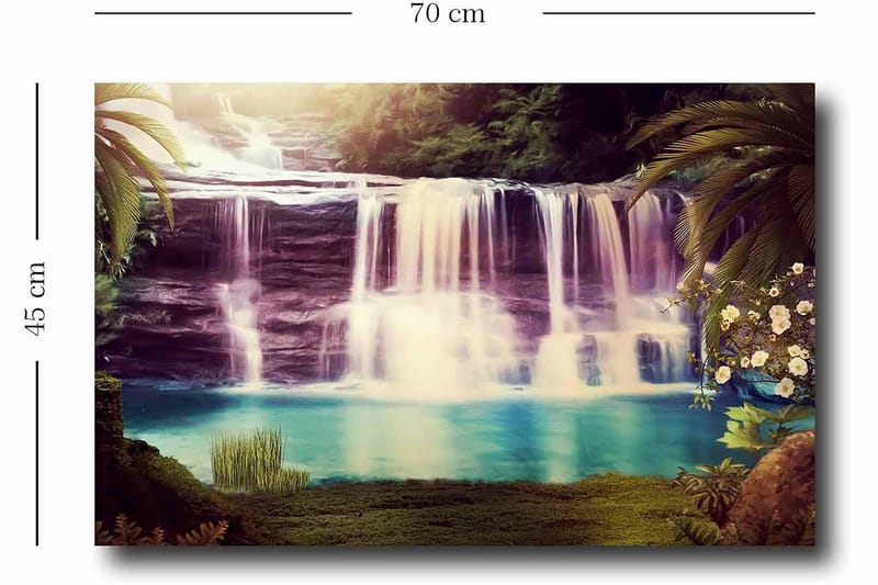 Dekorativ Canvastavla 45x70 cm - Flerfärgad - Inredning & dekor - Tavlor & konst - Canvastavla