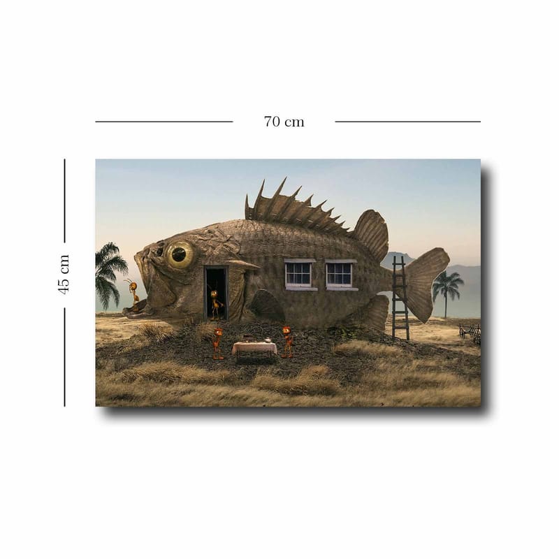 Dekorativ Canvastavla 45x70 cm - Flerfärgad - Inredning & dekor - Tavlor & konst - Canvastavla