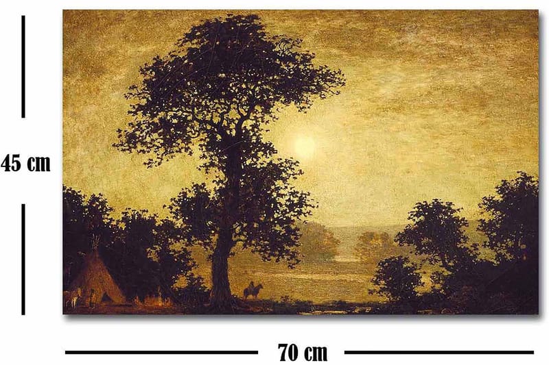 Dekorativ Canvastavla 45x70 cm - Flerfärgad - Inredning & dekor - Tavlor & konst - Canvastavla