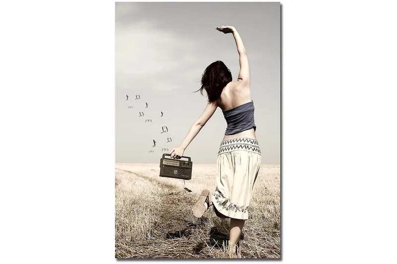 Dekorativ Canvastavla 45x70 cm - Flerfärgad - Inredning & dekor - Tavlor & konst - Canvastavla