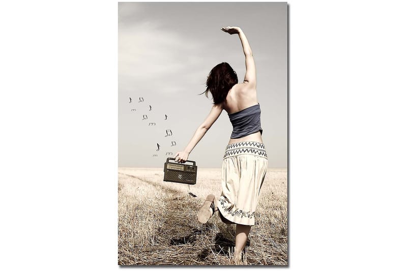 Dekorativ Canvastavla 45x70 cm - Flerfärgad - Inredning & dekor - Tavlor & konst - Canvastavla