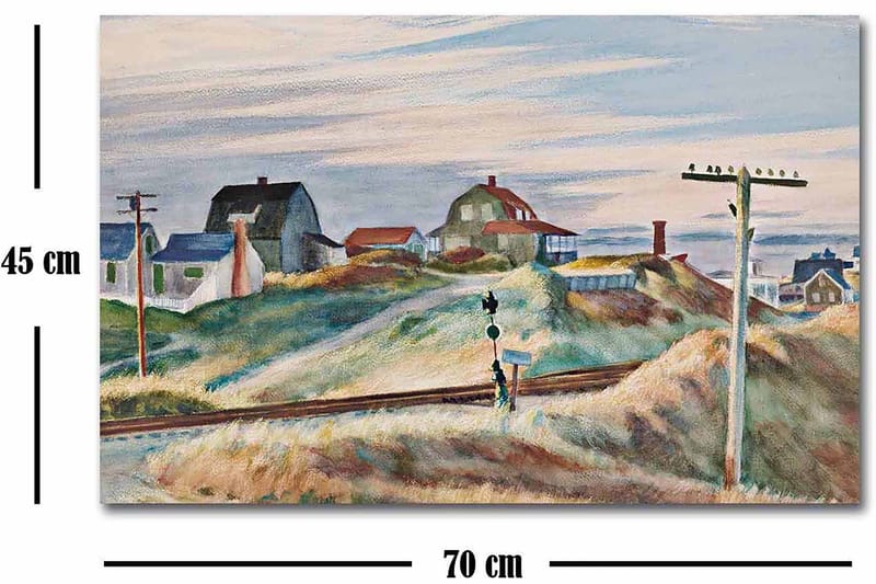 Dekorativ Canvastavla 45x70 cm - Flerfärgad - Inredning & dekor - Tavlor & konst - Canvastavla