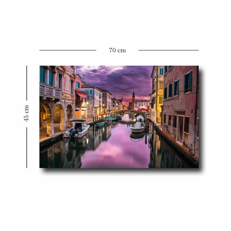 Dekorativ Canvastavla 45x70 cm - Flerfärgad - Inredning & dekor - Tavlor & konst - Canvastavla