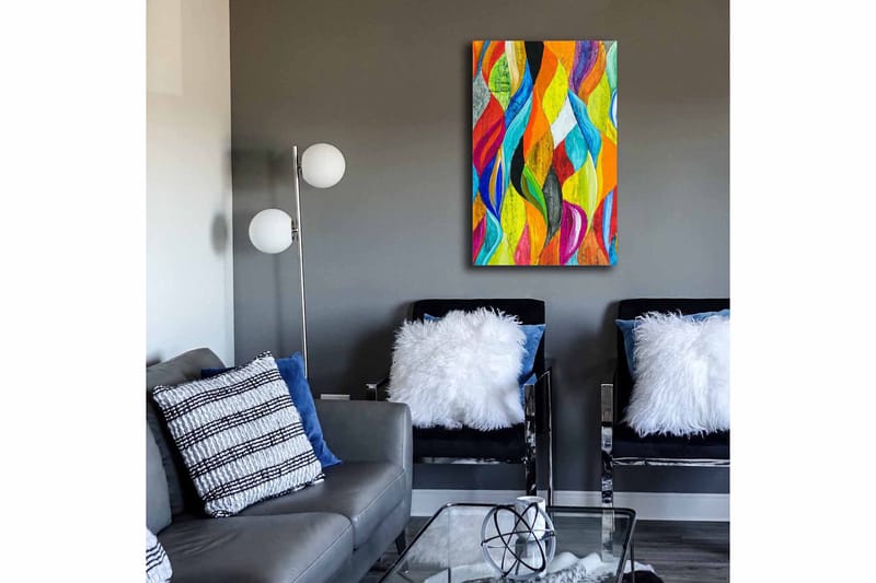 Dekorativ Canvastavla 45x70 cm - Flerfärgad - Inredning & dekor - Tavlor & konst - Canvastavla