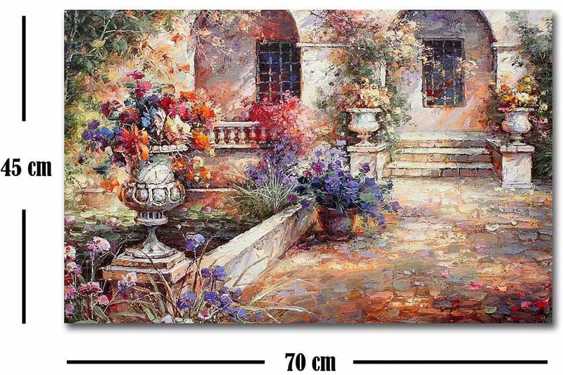 Dekorativ Canvastavla 45x70 cm - Flerfärgad - Inredning & dekor - Tavlor & konst - Canvastavla