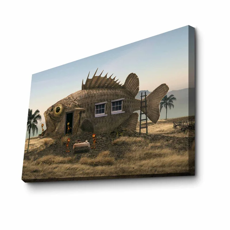 Dekorativ Canvastavla 45x70 cm - Flerfärgad - Inredning & dekor - Tavlor & konst - Canvastavla