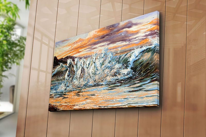 Dekorativ Canvastavla 45x70 cm - Flerfärgad - Inredning & dekor - Tavlor & konst - Canvastavla