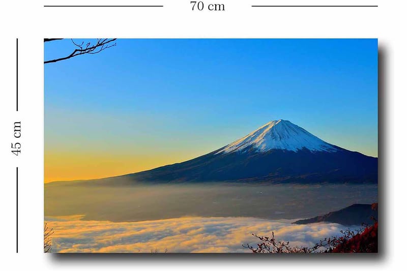 Dekorativ Canvastavla 45x70 cm - Flerfärgad - Inredning & dekor - Tavlor & konst - Canvastavla