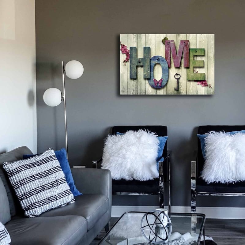 Dekorativ Canvastavla 45x70 cm - Flerfärgad - Inredning & dekor - Tavlor & konst - Canvastavla