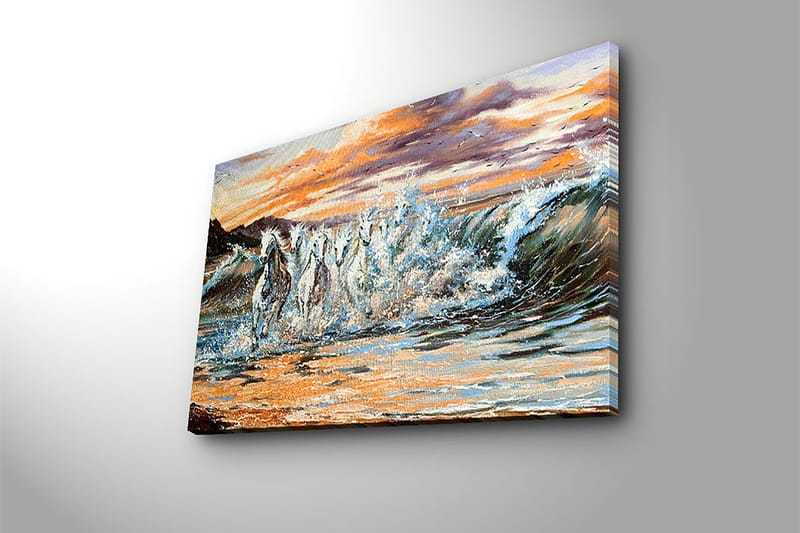 Dekorativ Canvastavla 45x70 cm - Flerfärgad - Inredning & dekor - Tavlor & konst - Canvastavla