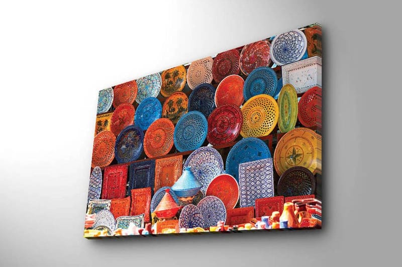 Dekorativ Canvastavla 45x70 cm - Flerfärgad - Inredning & dekor - Tavlor & konst - Canvastavla