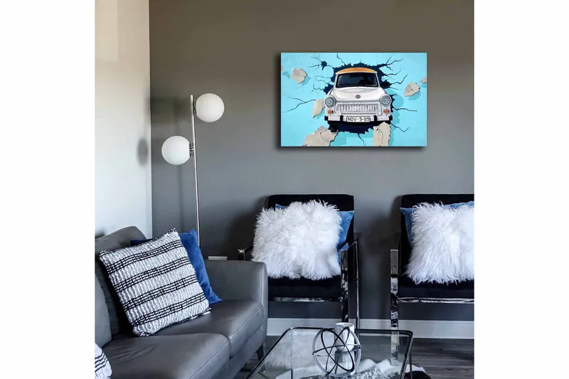 Dekorativ Canvastavla 45x70 cm - Flerfärgad - Inredning & dekor - Tavlor & konst - Canvastavla