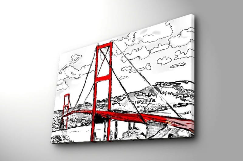 Dekorativ Canvastavla 45x70 cm - Flerfärgad - Inredning & dekor - Tavlor & konst - Canvastavla