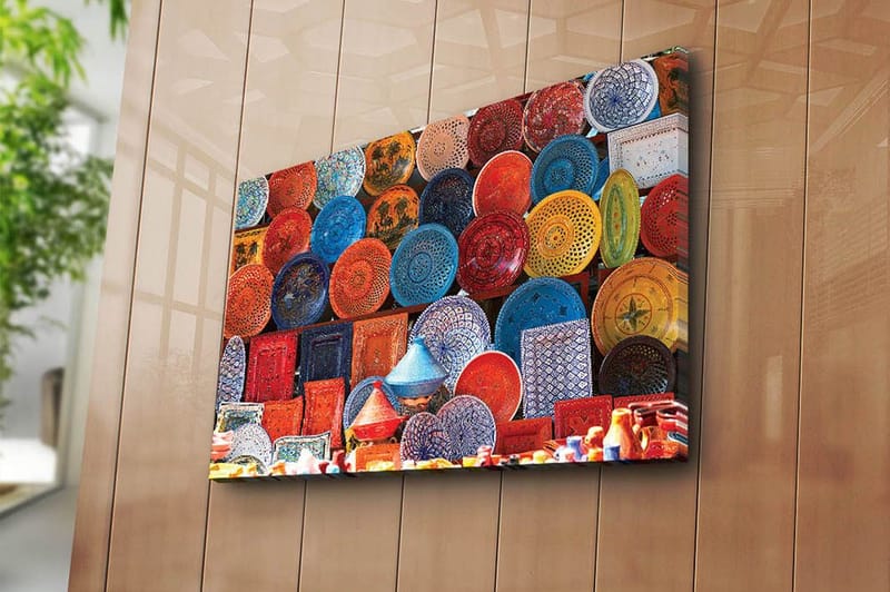 Dekorativ Canvastavla 45x70 cm - Flerfärgad - Inredning & dekor - Tavlor & konst - Canvastavla